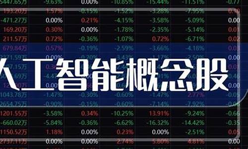 人工智能概念股票有哪些(人工智能ai股票龙头股)_https://www.luoxuangg888.com_科创板_第1张